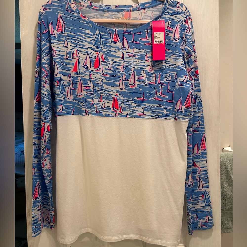 ❌❌ SOLD❌❌. Lilly Pulitzer Finn Top Boatylicious